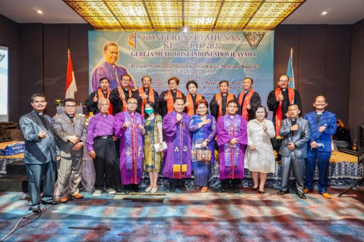 11 Pendeta Ditahbiskan, Konta Tahun 2023 Digelar di Pekanbaru